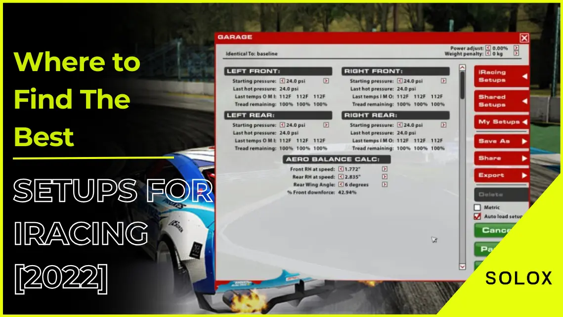 Where to Find The Best Setups for iRacing [2023]