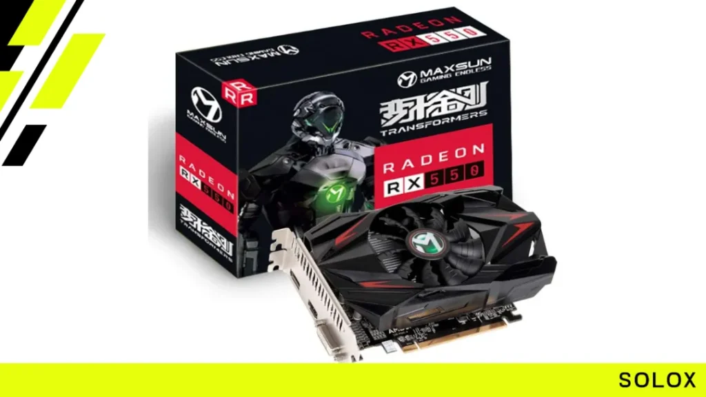 MAXSUN AMD Radeon RX 550 4GB GDDR5 ITX Computer PC Gaming Video Graphics Card