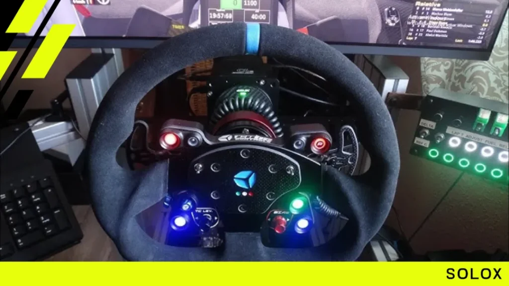 How do you burn calories in sim racing?