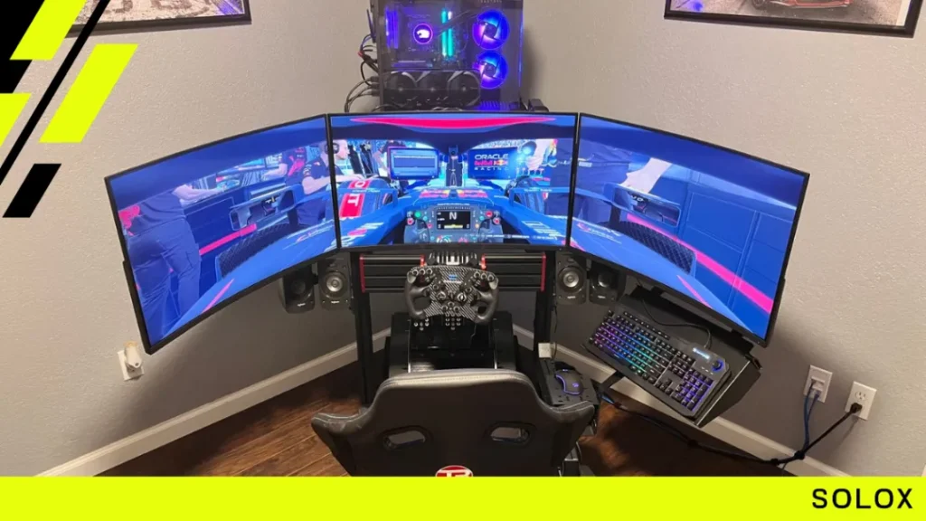 Why use triple monitors for sim racing?