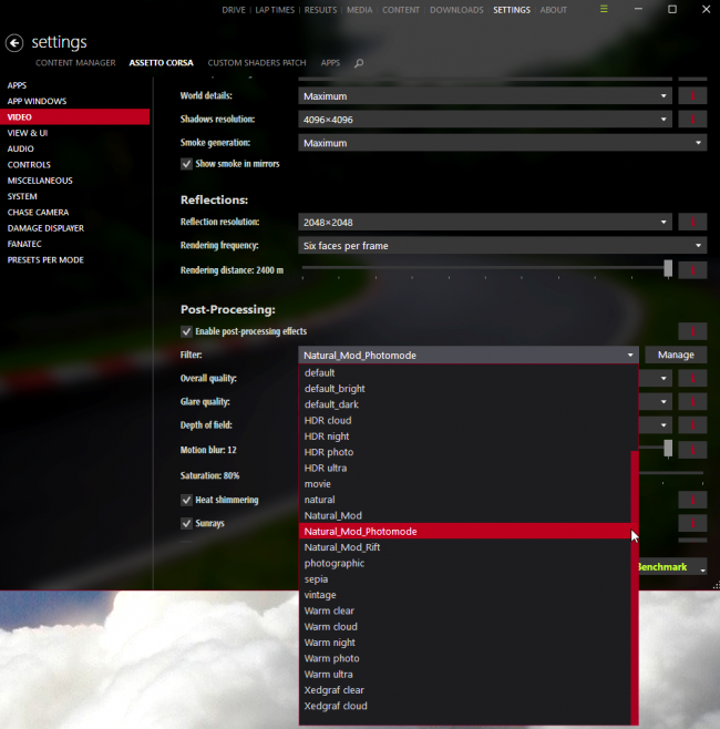 assetto corsa vr content manager