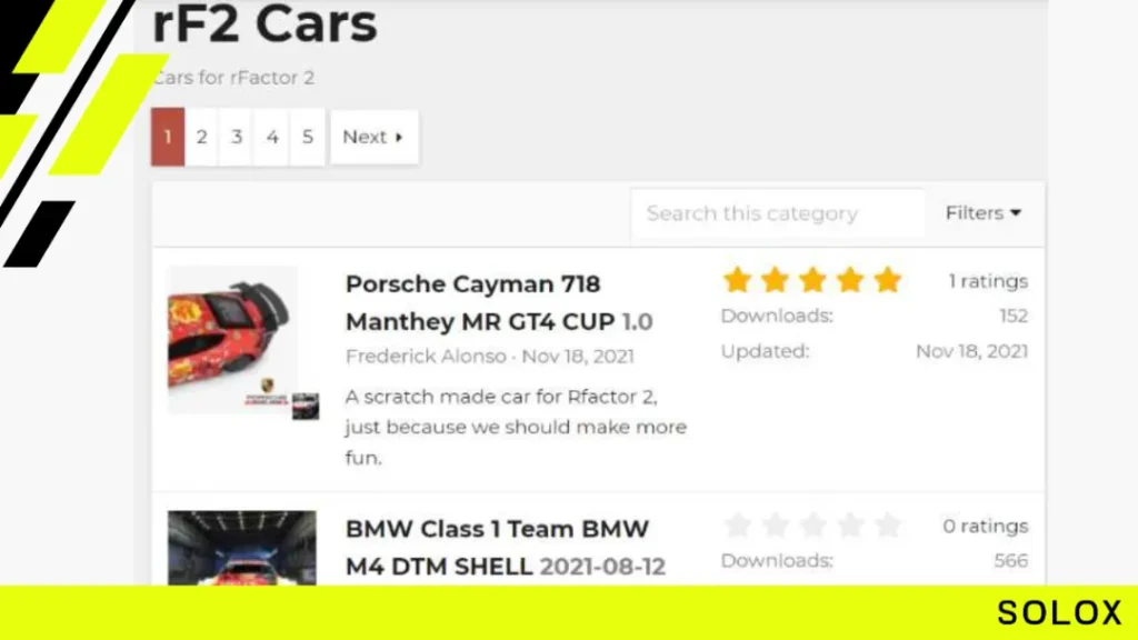 Do I have to pay for these rF2 road car mods?