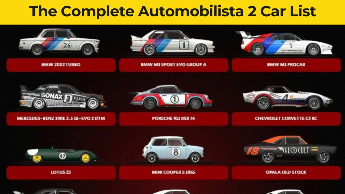 The Complete Automobilista 2 Car List