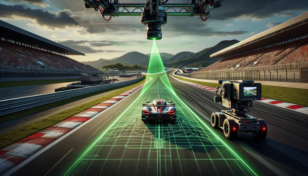 laser scanned tracks
