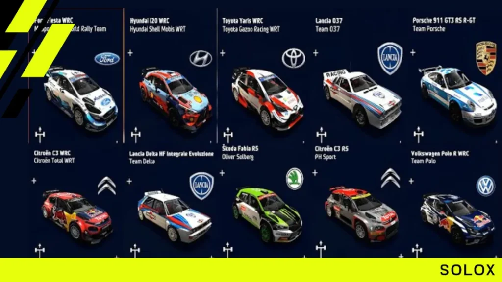 How many cars does WRC 9 have?
