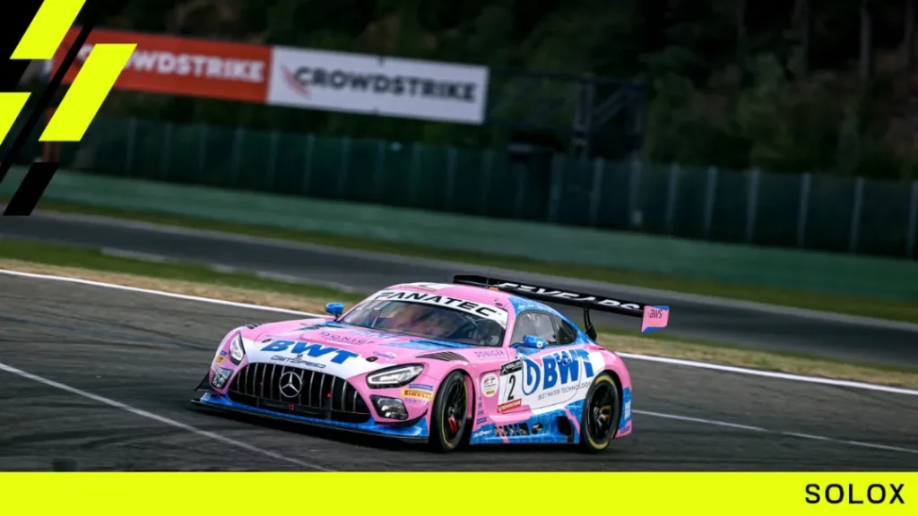 Driving fast around Spa with a Mercedes AMG GT3