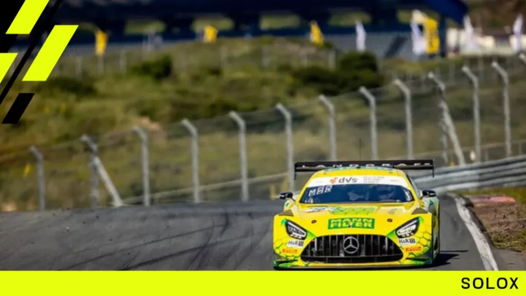 Driving fast around Zandvoort with a Mercedes GT3