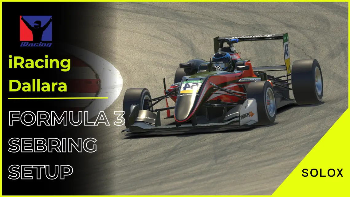 iRacing Dallara Formula 3 Sebring Setup