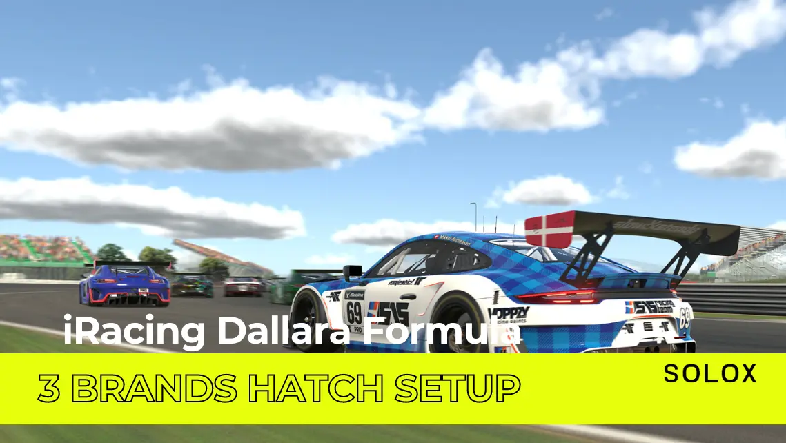 iRacing Dallara Formula 3 Brands Hatch Setup