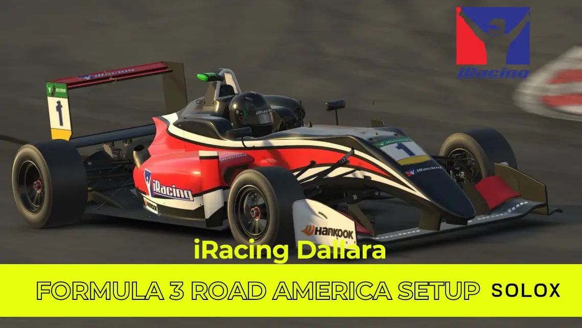iRacing Dallara Formula 3 Road America Setup