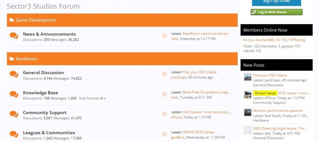 sector 3 raceroom forum