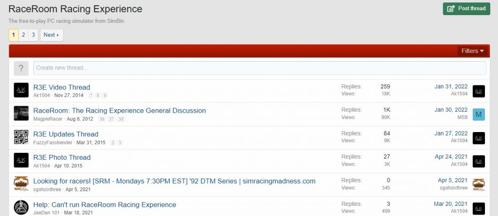 gt planet raceroom forum