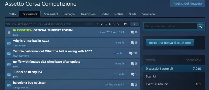 steam - assetto corsa forum