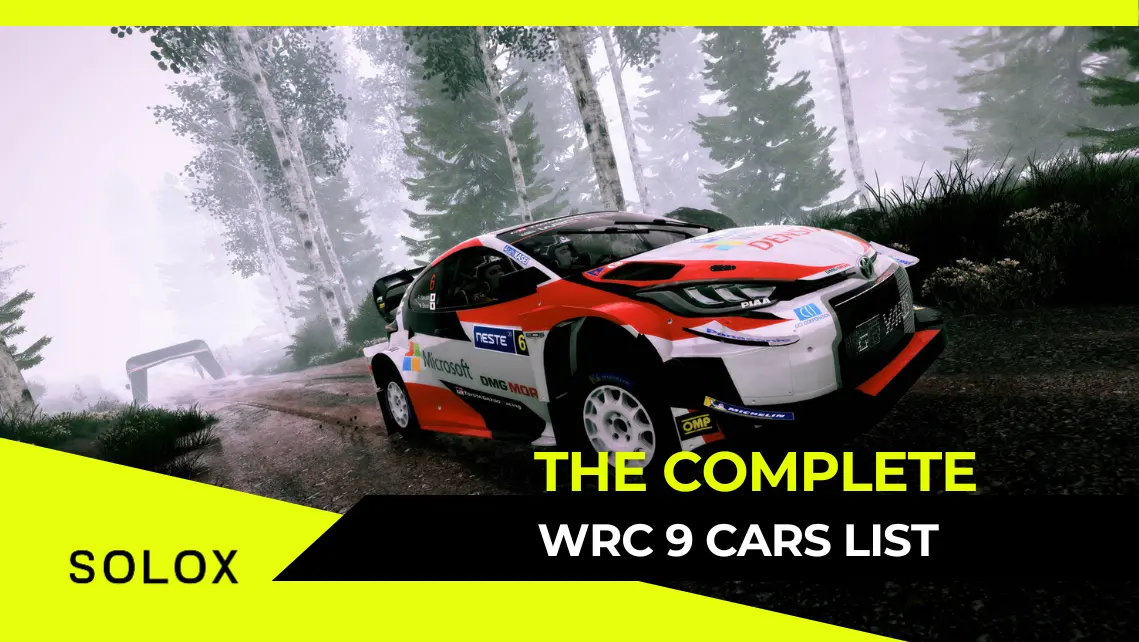 The Complete WRC 9 Cars List
