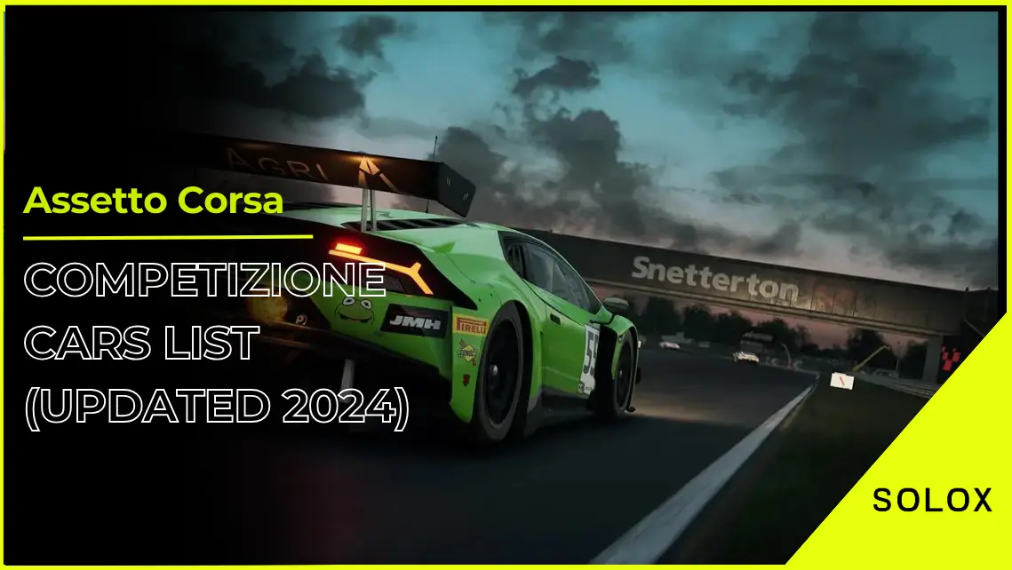 Assetto Corsa Competizione Cars List (Updated 2024)