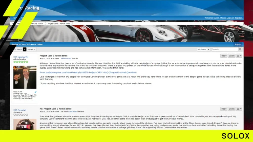 Console Racing Forum