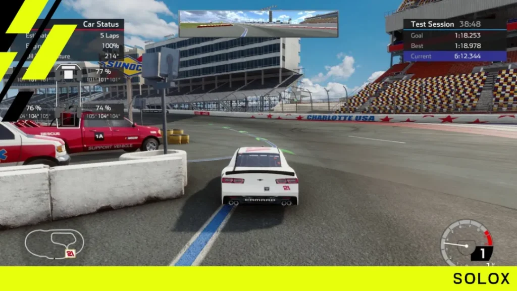Nascar Heat 5 Charlotte Xfinity Setup