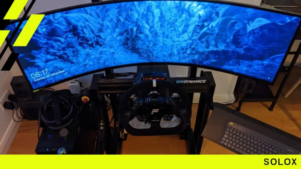 What are the benefits of using a monitor for iRacing?