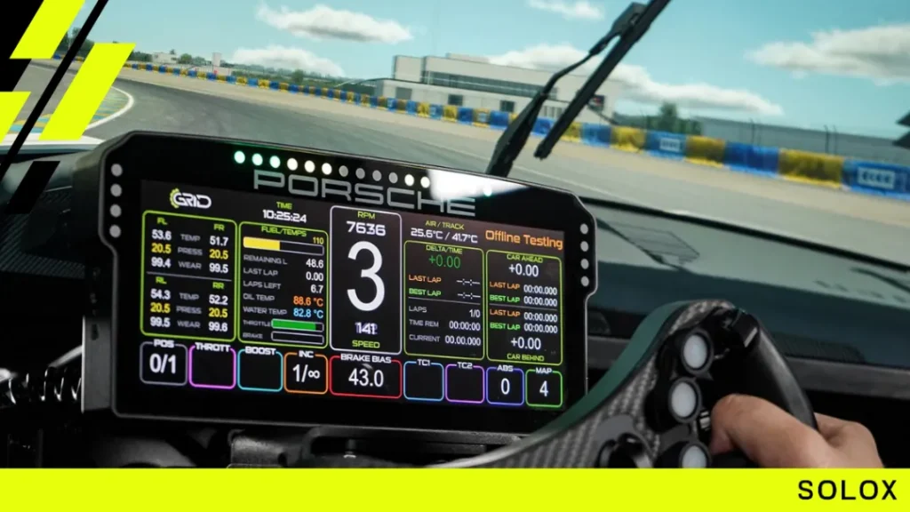 Porsche 911 Gt3 Cup Dashboard