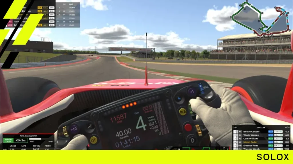 What is the map range in iRacing?