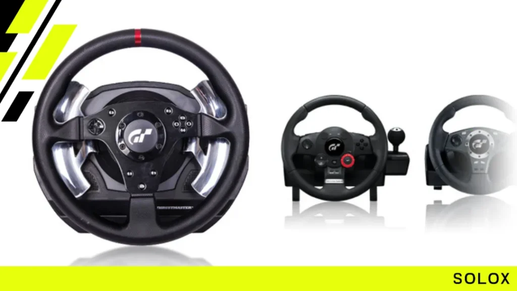 How do you adjust the steering wheel on Gran Turismo Sport?