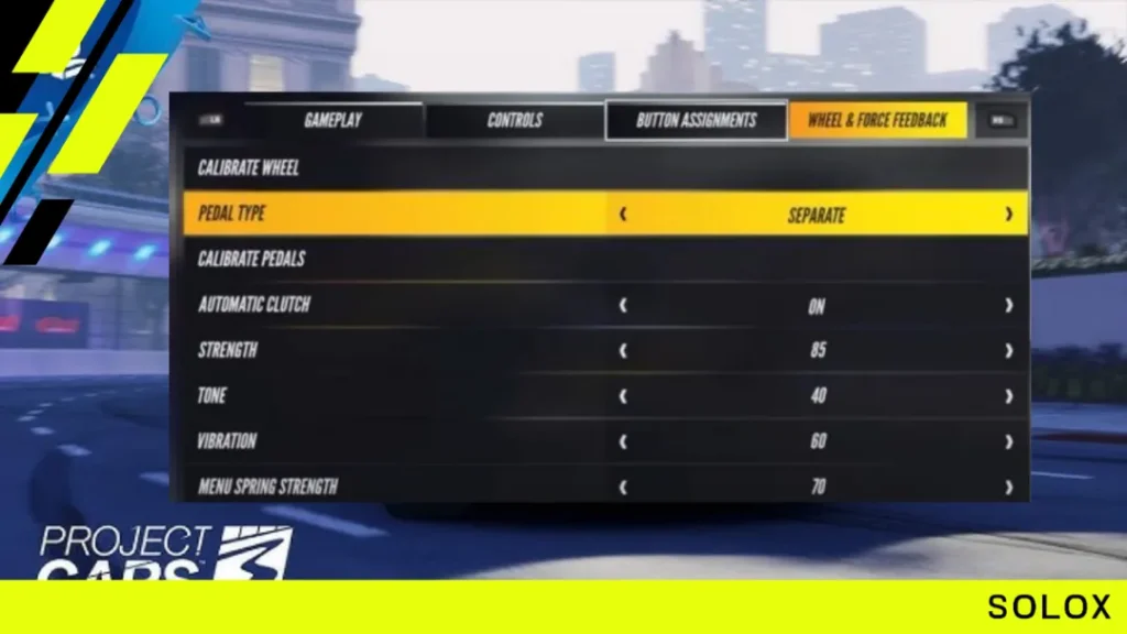 Most realistic Project Cars 3 FFB Settings