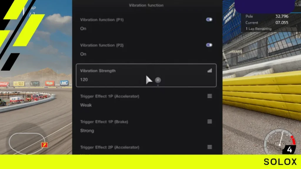 Gran Turismo 7 vibration settings