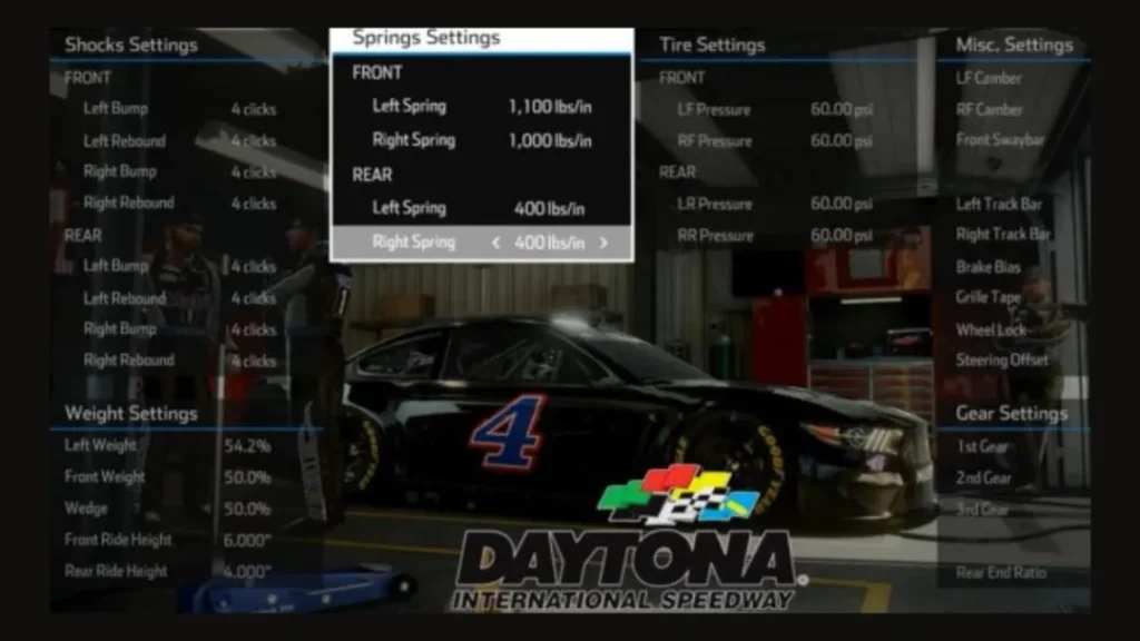 Nascar Heat 5 Daytona Cup Setup