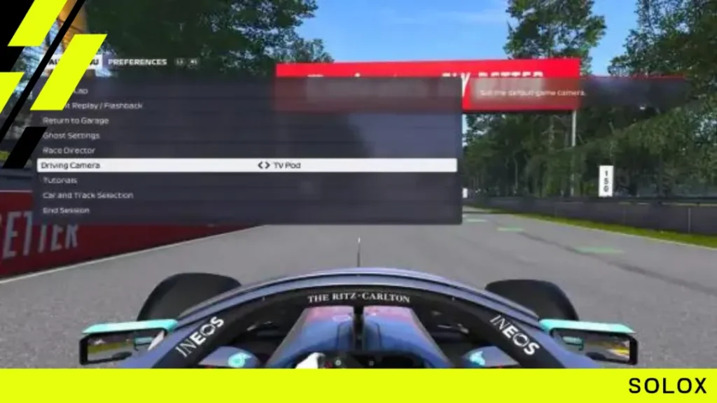 What camera settings should you change on F1 2021?