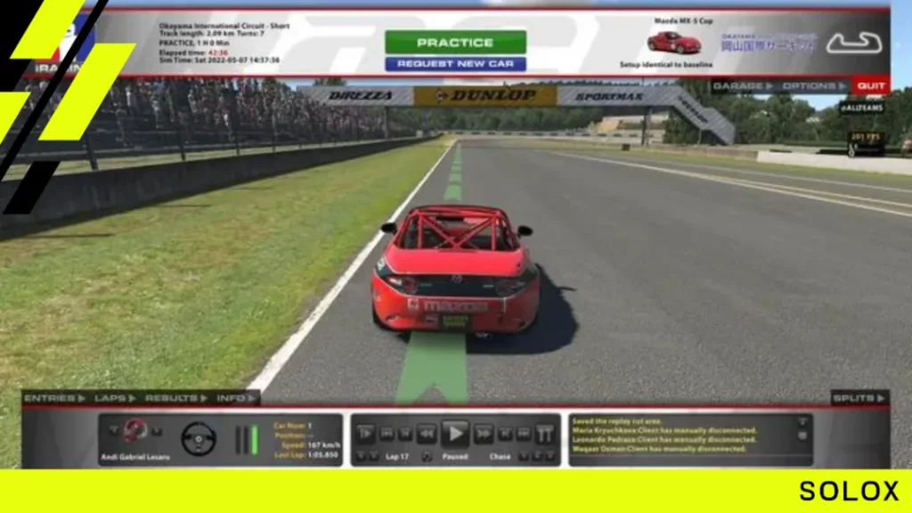 How much can you practice iRacing?