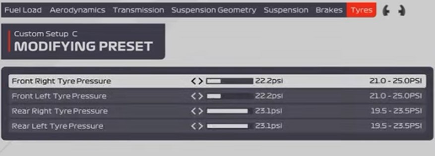 F1 2021 Silverstone Setup - tyres