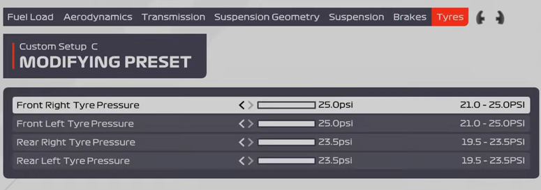F1 2021 Jeddah Setup - tyres