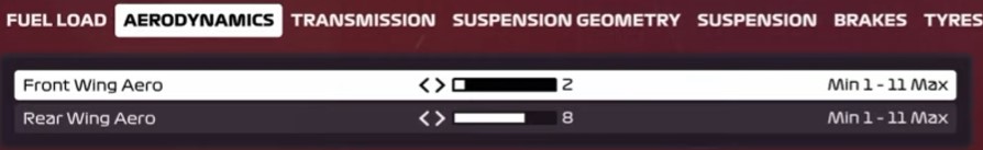 F1 2020 China Setup - aerodynamics