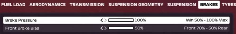 F1 2020 China Setup - brakes