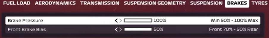 F1 2020 Monaco Setup - brakes