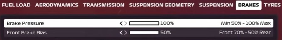 F1 2020 Canada Setup - brakes