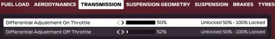 f1 2020 setup silverstone - transmission