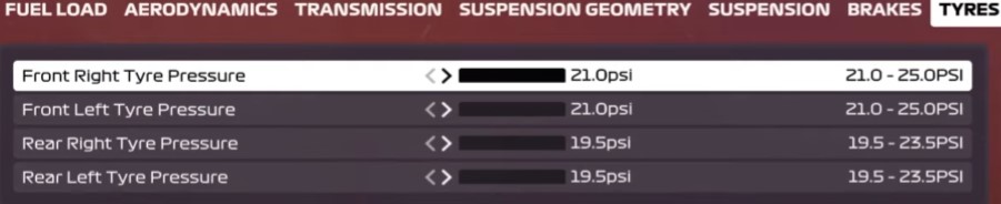 F1 2020 Russia Setup - tyres