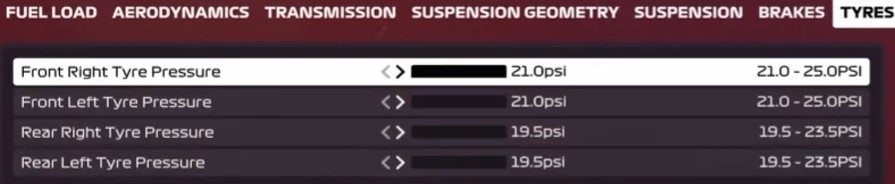 f1 2020 japan setup - tyres