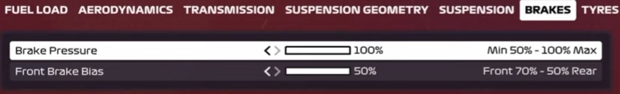F1 2020 Brazil Setup - brakes