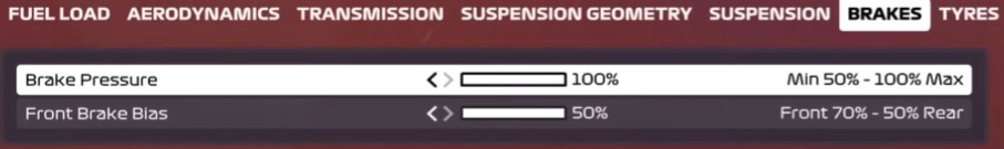 F1 2020 Abu Dhabi Setup - brakes