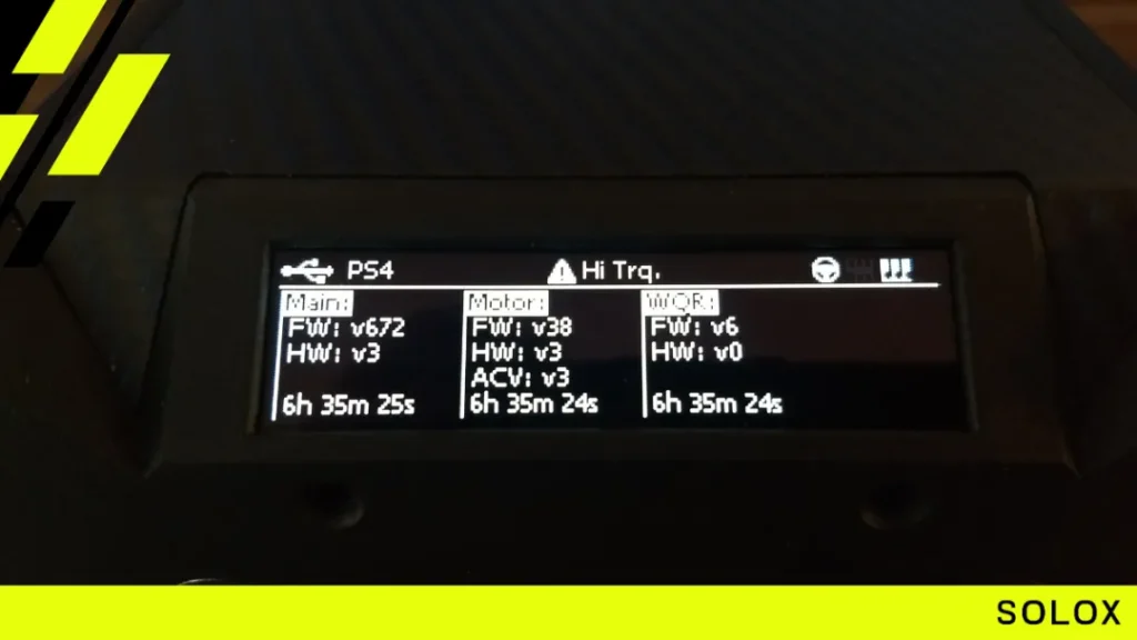 Fanatec Podium F1 GT Sport FFB settings