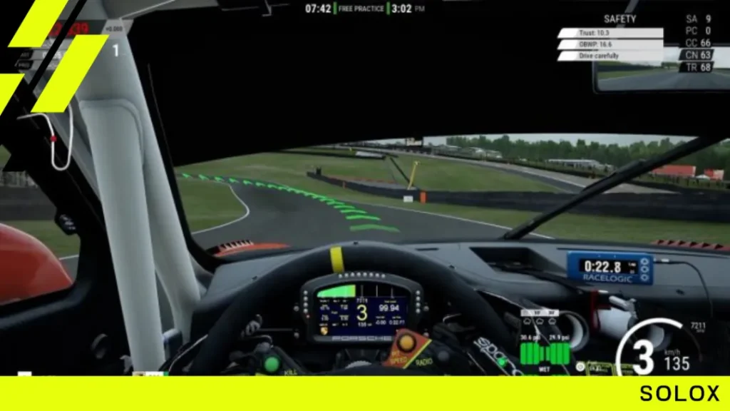 Using the Racing Line Assist