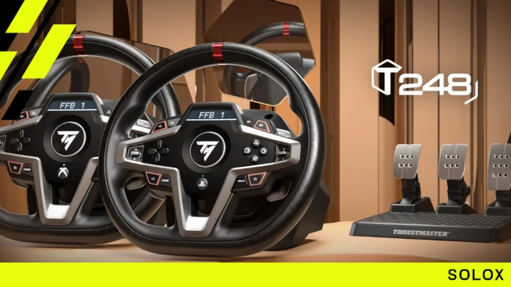 Use a steering wheel and pedals for more precision and performance