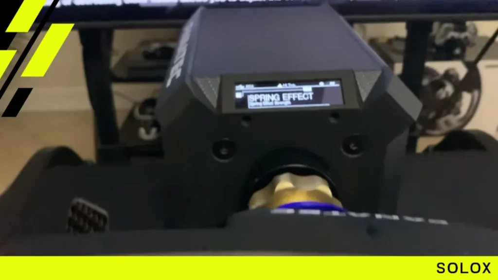Fanatec tining menu settings