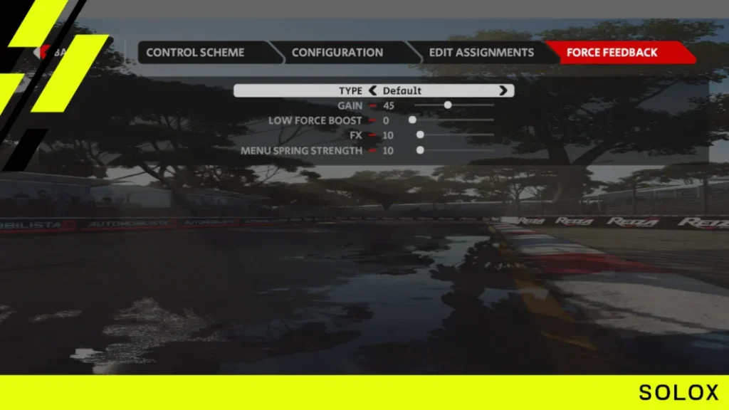 Automobilista 2 Fanatec FFB Settings (CSL DD & CSL Elite)