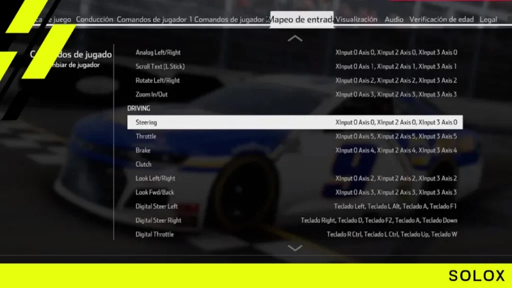 How do you set the keyboard controls on NH5?