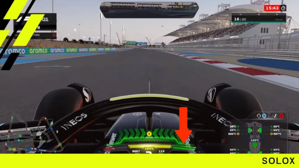 Hot tyre temperatures