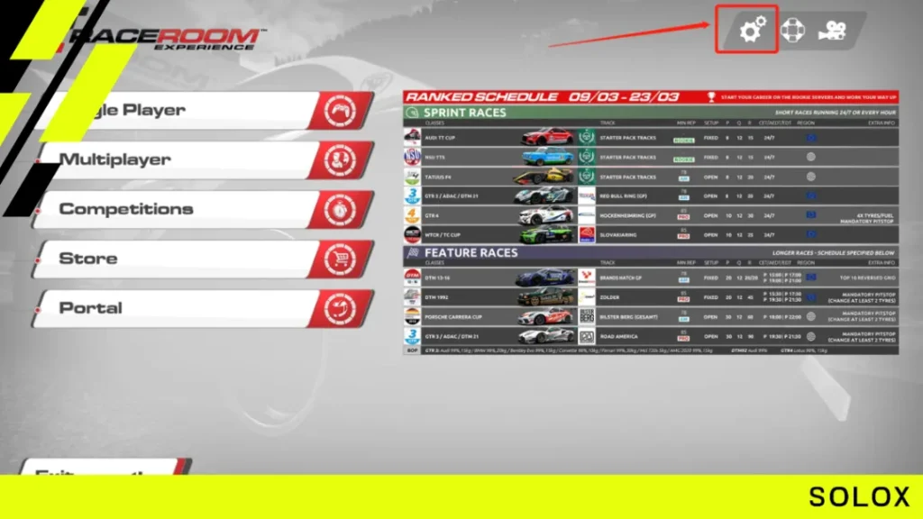 RaceRoom Advanced Controller Settings