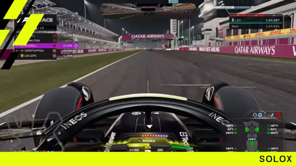 What's the optimal tyre temperature window in F1 2021?
